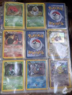 1999 Pokemon Original Trading Card Album Folder WOTC Binder, 90s TCG Cards - Image 2