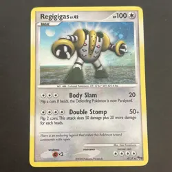 REGIGIGAS LV.42 4/17 POP SERIES 9 Holo Rare Pokemon TCG 2009 - Image 1
