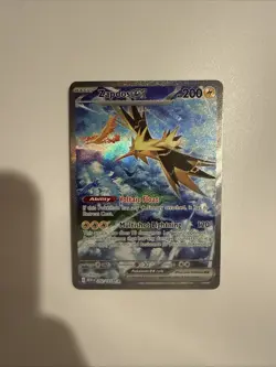 Pokemon TCG Zapdos EX Special Illustration Rare Scarlet & Violet 151 NEAR MINT - Image 1