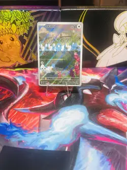 Pokemon TCG Swablu 213/182 Paradox Rift Full Art Illustration NM/M - Image 1