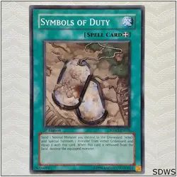 Symbols of Duty - SDWS-EN029 - Common 1st Edition Yugioh - Image 1