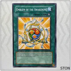 Emblem of the Awakening - STON-EN044 - Common 1st Edition Yugioh - Image 1