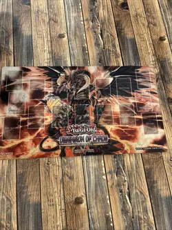 Yu Gi Oh Official Red Demons Dragon Scar Light Play Mat - Image 1