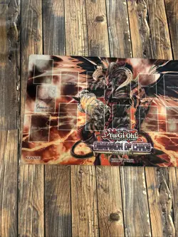Yu Gi Oh Official Red Demons Dragon Scar Light Play Mat - Image 2