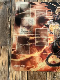 Yu Gi Oh Official Red Demons Dragon Scar Light Play Mat - Image 4