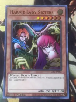 Yugioh: Harpie Lady Sisters - LDS2-EN065 (Gold) - Ultra Rare - 1st Edition - NM - Image 1
