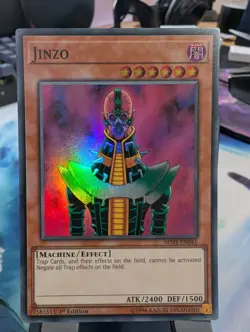 YuGiOh! Jinzo MYFI-EN041 Super Rare 1st Ed - Image 1