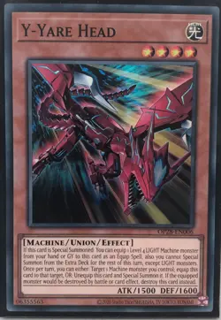 Yu-Gi-Oh! TCG Y-Yare Head OP28-EN006 Super Rare Unlimited Edition Near Mint - Image 1