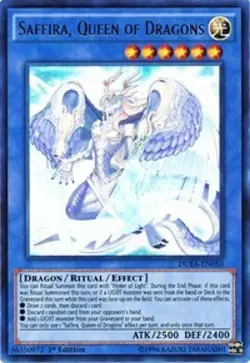Saffira, Queen of Dragons-Ultra Rare - Unlimited - DUEA-EN050 - Duelist Allia... - Image 1