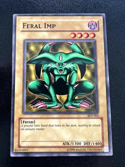 Feral Imp Common Starter Deck: Yugi Unlimited SDY-002 LP - Image 1