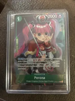 One Piece TCG Perona OP09-034 Illustration Box Vol. 4 Alt Art Promo Holo Sealed - Image 1