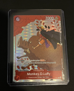 Monkey D. Luffy Holo Alt Art Rare One Piece TCG Gift Collection 2023 P-001 NM/M - Image 1