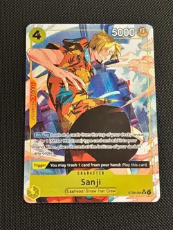 One Piece TCG Sanji ST29-004 Full Art Starter Deck 29 Egghead Alt Art - Image 1