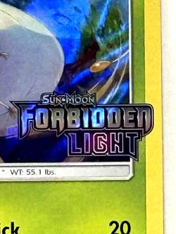 Pokemon SM Forbidden Light Pheromosa STAFF Gold Foil Stamp Prerelease Promo Card - Image 3