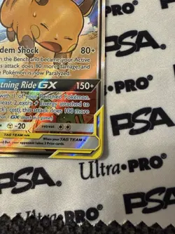 Pokemon Raichu & Alolan Raichu GX 221/236 Tag Team Alternate Art Unified Minds - Image 2