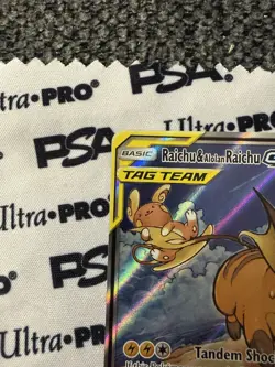 Pokemon Raichu & Alolan Raichu GX 221/236 Tag Team Alternate Art Unified Minds - Image 4