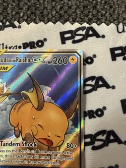 Pokemon Raichu & Alolan Raichu GX 221/236 Tag Team Alternate Art Unified Minds - Image 5