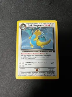 Pokemon TCG Team Rocket Set Dark Dragonite 5/82 Rare Holo NM - Image 1