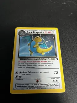 Pokemon TCG Team Rocket Set Dark Dragonite 5/82 Rare Holo NM - Image 2