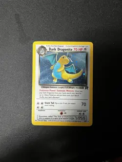 Pokemon TCG Team Rocket Set Dark Dragonite 5/82 Rare Holo NM - Image 5