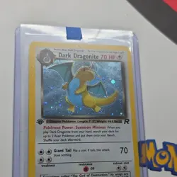 Dark Dragonite 5/82 Team Rocket 1st Edition Holo Rare 70 HP Pokemon TCG Card - Image 1