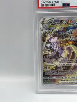 2023 POKEMON SWORD & SHIELD CROWN ZENITH #GG44 FULL ART/MEWTWO VSTAR PSA 9 - Image 5