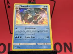 Gyarados 30/181 Holo Rare Sun Moon Team Up Pokemon TCG 2019 LP - Image 4