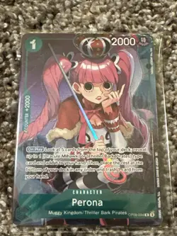 One Piece TCG Perona OP09-034 Illustration Box Vol. 4 Alt Art Promo Holo Sealed - Image 1