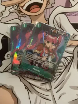3x One Piece TCG Perona OP09-034 Illustration Box Vol. 4 Alt Art Promo Sealed - Image 1