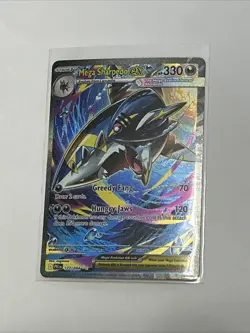Mega Sharpedo ex 127/094 Special Illustration SIR Pokemon Phantasmal Flames NM - Image 1