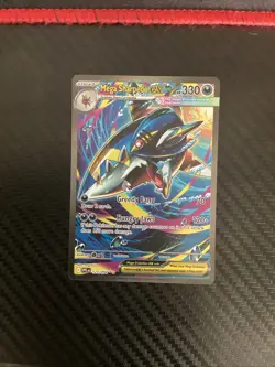 Mega Sharpedo ex 127/094 Special Illustration SIR Pokemon Phantasmal Flames NM - Image 1