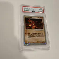 2003 Pokemon #002 Groudon EX-Holo Black Star Promo PSA 8 NM-MT - Image 1
