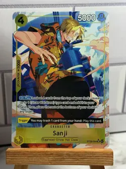 One Piece TCG Sanji ST29-004 Full Art Starter Deck 29 Egghead Alt Art - Image 1