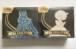 Lot of 2 - Pokemon TCG Mega Evolution Elite Trainer Box ETB - Factory Sealed - Image 1