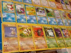 34 Card Jungle/Fossil Vintage Bulk Set- 1999 Pokemon Cards LP/Excellent No Dupes - Image 3