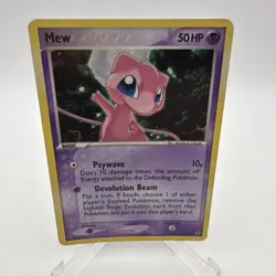 Pokemon Mew TCG Black Star 2006 Promo Holo Card 040 HP - Image 1