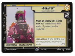 Star Wars Unlimited Boba Fett Bounty Hunter Spark of the Rebellion Card #015/252 - Image 1