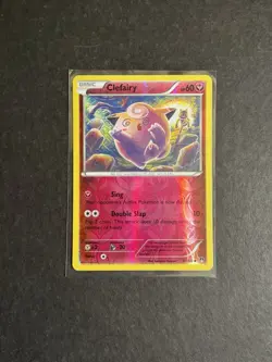 Clefairy 81/122 Reverse Holo Pokemon Card XY Breakpoint PTCG NM - Image 1