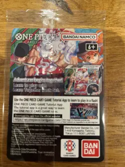 One Piece Monkey D. Luffy US Voyage College Basketball Card SEALED - New Rutgers - Image 2