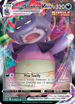 Galarian Slowking VMAX 100/198 Rare Holo VMAX | Chilling Reign | Pokemon Card - Image 1
