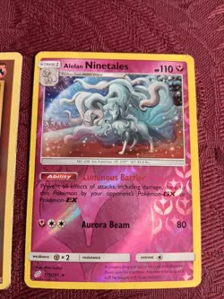 Lot Of 2 Pokemon Cards 2016 Charizard 11/108 2019 Ninetales 111/181 Holo - Image 3