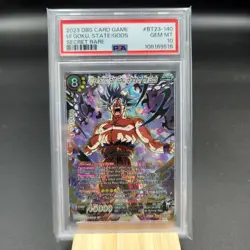 2023 DRAGON BALL SUPER CARD GAME #BT23-140 UI GOKU STATE/GODS SECRET RARE PSA 10 - Image 1