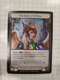 Flesh and Blood FAB Warband of Bellona NM 1st EditionRainbow Foil Bright Lights - Image 1