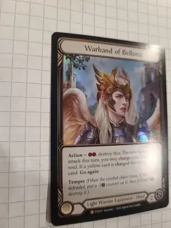 Flesh and Blood FAB Warband of Bellona NM 1st EditionRainbow Foil Bright Lights - Image 3