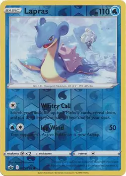 Lapras 29/198 Reverse Holo | Chilling Reign | Pokemon Card - Image 1