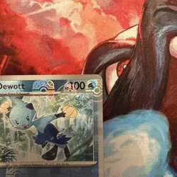 Dewott 022/086 Sv: White Flare Holo (Master Ball Pattern) Pokemon Card - Image 5