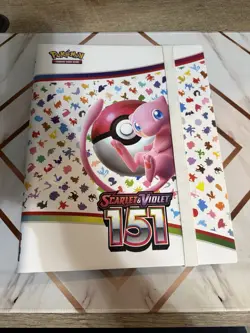 Pokemon Scarlet & Violet 151 - Mew Binder Collection - Binder Only NO CARDS - Image 1