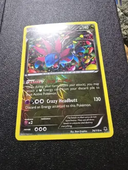 Pokemon Card Hydreigon Phantom Forces Reverse Holo Rare 74/119 Near Mint - Image 2