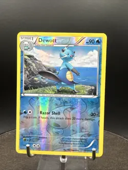 Dewott 31/114 - Steam Siege - Uncommon - Reverse Holo - Pokemon Card TCG - LP - Image 1