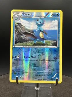 Dewott 31/114 - Steam Siege - Uncommon - Reverse Holo - Pokemon Card TCG - LP - Image 3